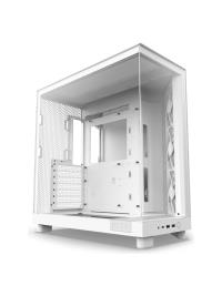 NZXT CC-H61FW-R1 H6 Flow RGB Tempered Glass White USB 3.2 ATX Mid Tower Kasa - 4